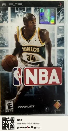 NBA PlayStation Portable, NTSC box front