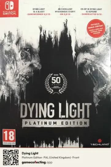 Dying Light Nintendo Switch, United Kingdom box front