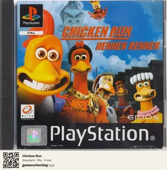Chicken Run PlayStation, PAL box front