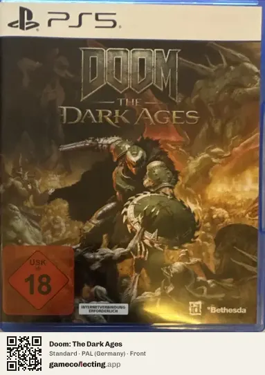 Doom: The Dark Ages PlayStation 5, Germany box front