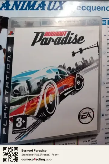 Burnout Paradise PlayStation 3, France box front