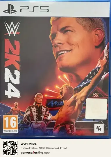 WWE 2K24 PlayStation 5, Germany box front
