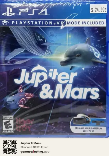Jupiter & Mars PlayStation 4, NTSC box front