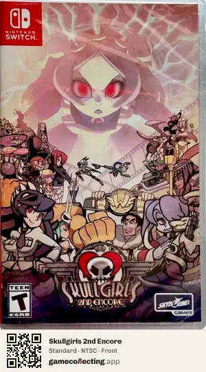 Skullgirls 2nd Encore Nintendo Switch, NTSC box front