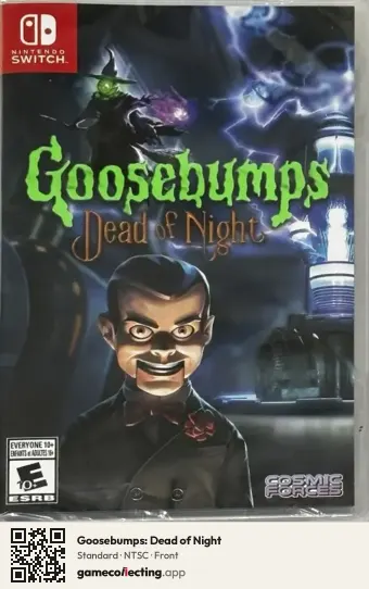 Goosebumps: Dead of Night Nintendo Switch, NTSC box front