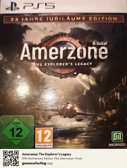 Amerzone: The Explorer's Legacy PlayStation 5, Germany box front