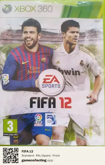 FIFA 12 Xbox 360, Spain box front