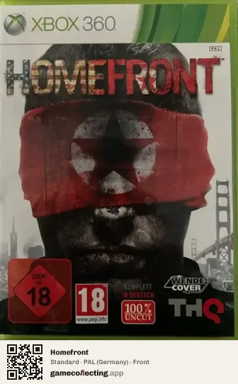 Homefront Xbox 360, Germany box front