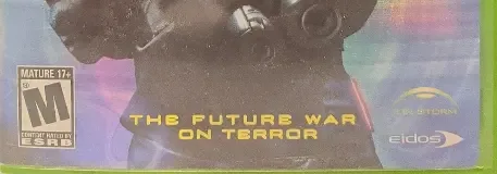 Deus Ex: Invisible War, the ESRB box on its front