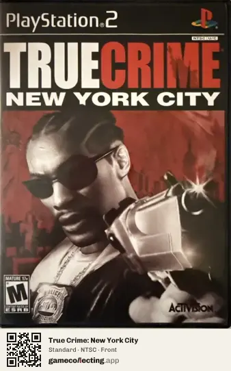 True Crime: New York City PlayStation 2, NTSC box front