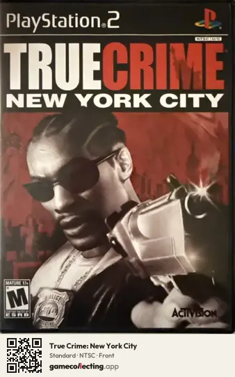 True Crime: New York City PlayStation 2, NTSC box front