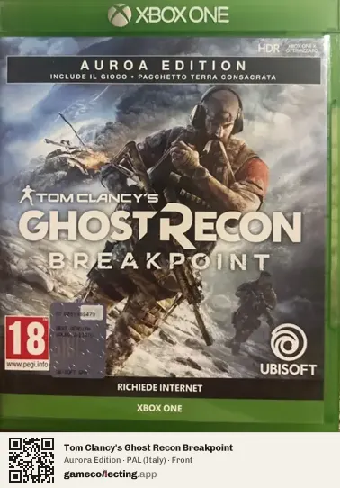 Tom Clancy's Ghost Recon Breakpoint Xbox One, Italy box front