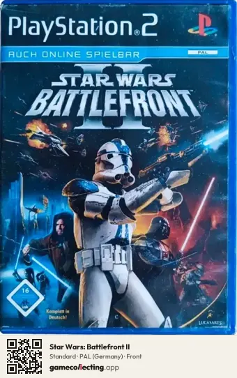 Star Wars: Battlefront II PlayStation 2, Germany box front
