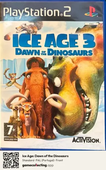 Ice Age: Dawn of the Dinosaurs PlayStation 2, Portugal box front