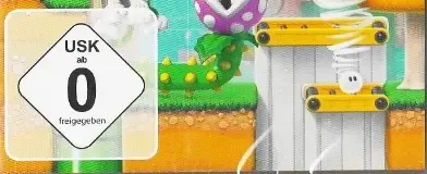 Super Mario Maker 2, the USK square on its front