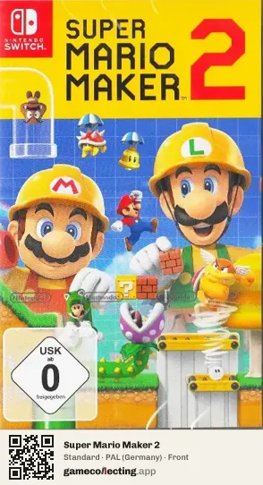Super Mario Maker 2 Nintendo Switch, Germany box front