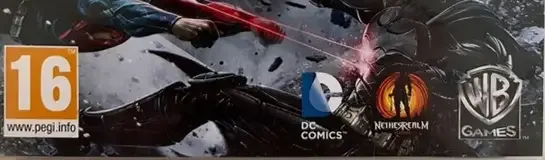Injustice: Gods Among Us, the PEGI square on its front