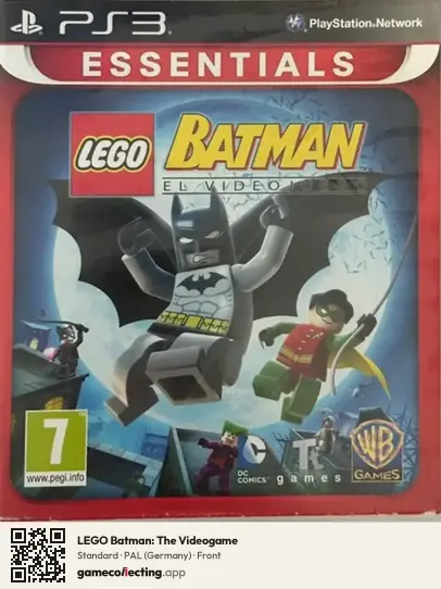 LEGO Batman: The Videogame PlayStation 3, Germany box front