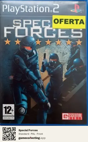 Special Forces PlayStation 2, PAL box front