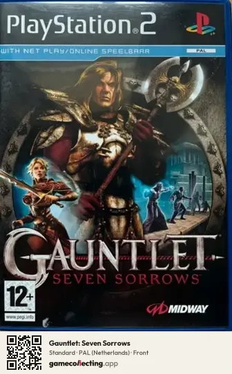 Gauntlet: Seven Sorrows PlayStation 2, Netherlands box front