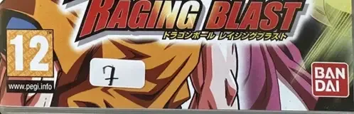 Dragon Ball: Raging Blast, the PEGI square on its front