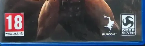 Conan Exiles, the PEGI square on its front