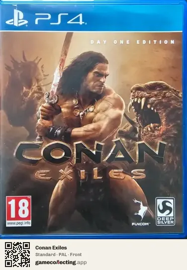 Conan Exiles PlayStation 4, PAL box front