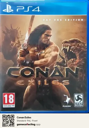 Conan Exiles PlayStation 4, PAL box front