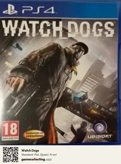 Watch Dogs PlayStation 4, Spain box front