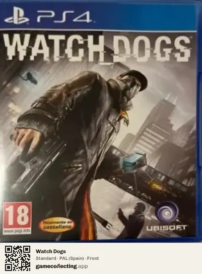 Watch Dogs PlayStation 4, Spain box front