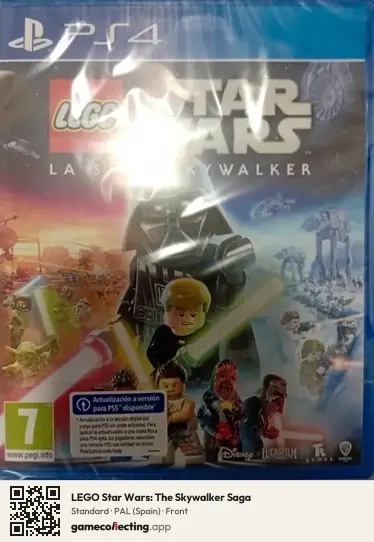LEGO Star Wars: The Skywalker Saga PlayStation 4, Spain box front