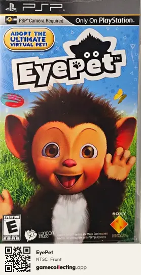 EyePet PlayStation Portable, NTSC box front