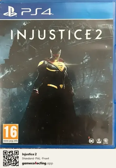 Injustice 2 PlayStation 4, PAL box front