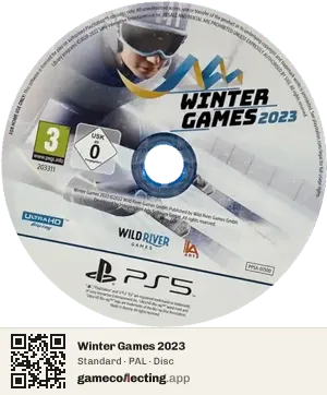 Winter Games 2023 PlayStation 5, PAL disc