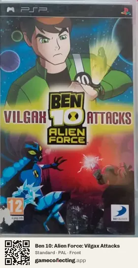 Ben 10: Alien Force: Vilgax Attacks PlayStation Portable, PAL box front