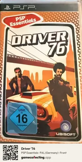Driver '76 PlayStation Portable, Germany box front