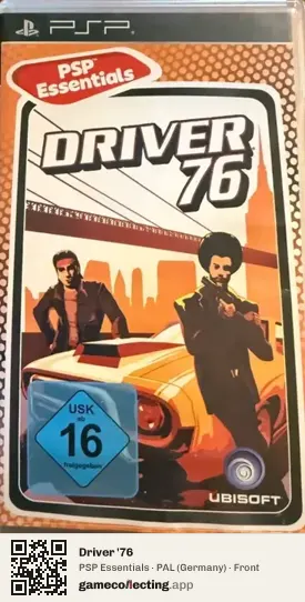 Driver '76 PlayStation Portable, Germany box front