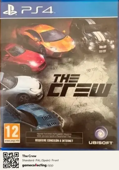 The Crew PlayStation 4, Spain box front