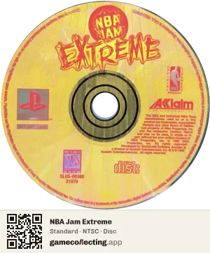 NBA Jam Extreme PlayStation, NTSC disc