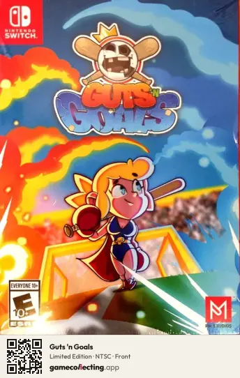 Guts 'n Goals Nintendo Switch, NTSC box front