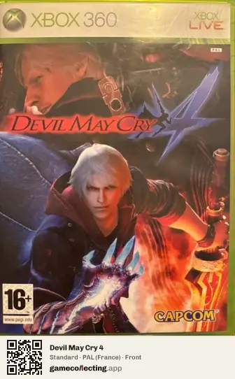 Devil May Cry 4 Xbox 360, France box front