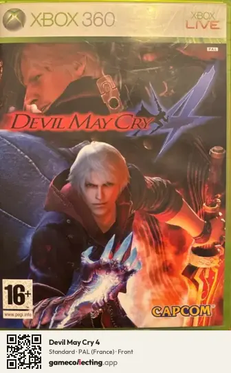 Devil May Cry 4 Xbox 360, France box front