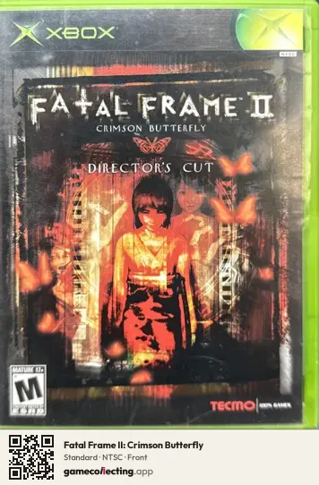 Fatal Frame II: Crimson Butterfly Xbox, NTSC box front
