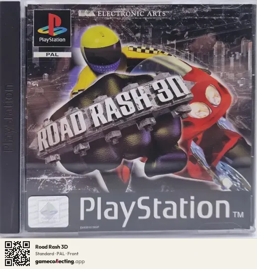 Road Rash 3D PlayStation, PAL box front