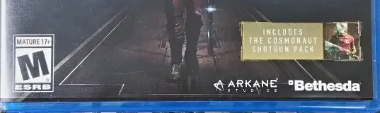 Prey, the ESRB box on its front