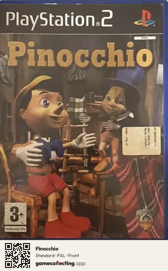 Pinocchio PlayStation 2, PAL box front