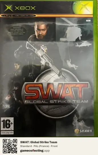 SWAT: Global Strike Team Xbox, France box front