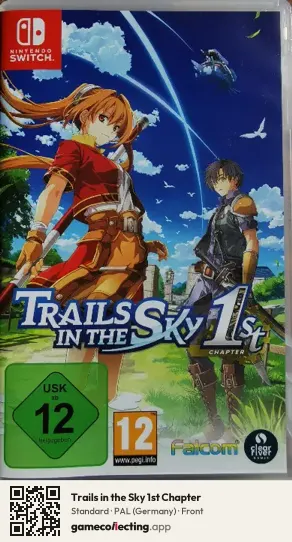 Trails in the Sky 1st Chapter Nintendo Switch, Germany box front