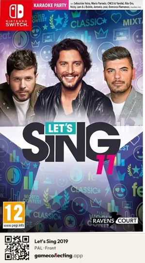 Let's Sing 2019 Nintendo Switch, PAL box front