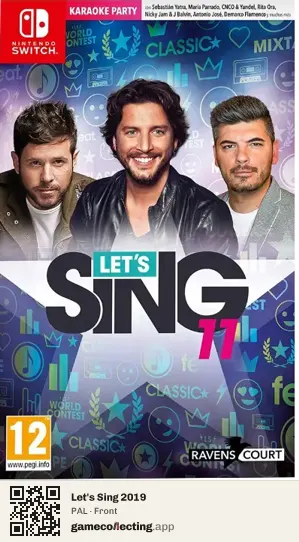 Let's Sing 2019 Nintendo Switch, PAL box front